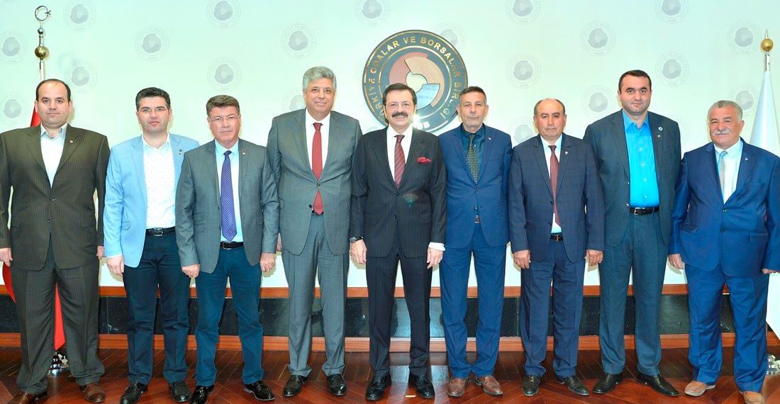Mucur TSO Yönetim Kurulu, TOBB Yönetim Kurulu Başkanı Sayın M.Rifat HİSARCIKLIOĞLU’na Ziyaret