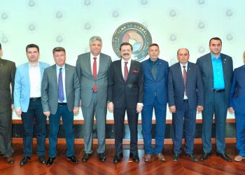 Mucur TSO Yönetim Kurulu, TOBB Yönetim Kurulu Başkanı Sayın M.Rifat HİSARCIKLIOĞLU’na Ziyaret