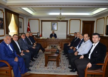 Mucur TSO Yönetim Kurulu, Valimiz Sayın İbrahim Akın’a hayırlı olsun ziyareti